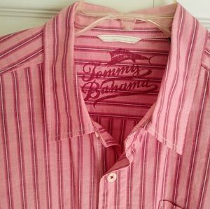 TOMMY BAHAMA Men's XL Long Sleeve Cotton Button